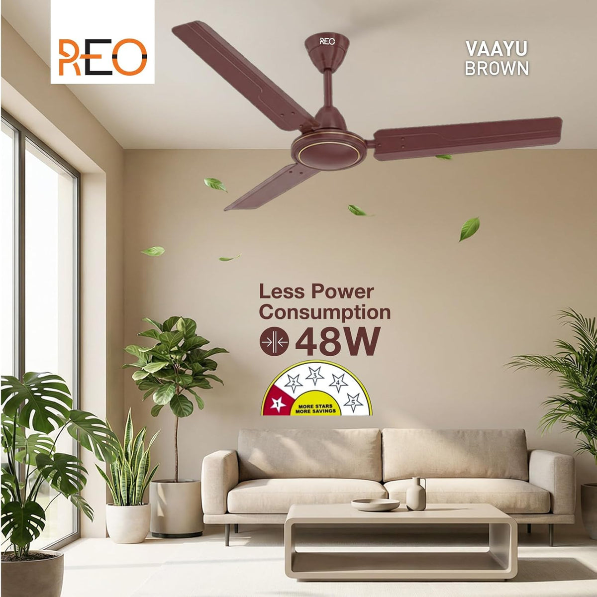Havells REO Vaayu 1200mm ES Ceiling Fan | High Speed, High Air Delivery |