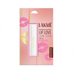 Lakme Lip Love Care Stick Pure Lip Care, with 10% Vitamin E Complex, nourished with Shea & Cocoa Butter and enriched with Almond & Jojoba Oil for...
