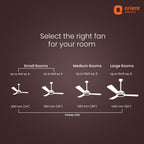 Orient Electric 1200 mm Zeno BLDC | BLDC energy saving ceiling fan with Remote |BEE 5-star rated | Saves up to 50% on electricity bills | 3-year warranty by...