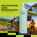Stainless Steel Water Bottle Oslo Sea Green 980ml