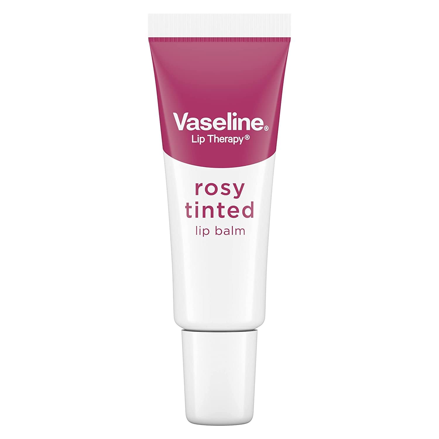 Vaseline Lip Therapy Rosy Tinted Lip Balm, 10g For Dry Lips With Rosy Shine - Pink
