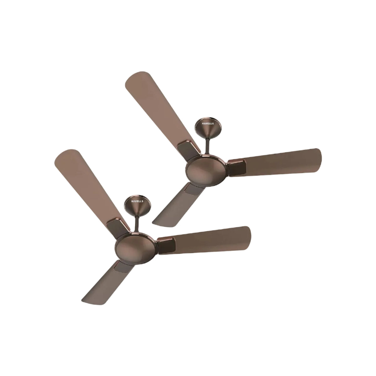 Havells Enticer 1200mm 2 Star Energy Saving Ceiling Fan (Bronze Pearl Brown, Pack of 2)