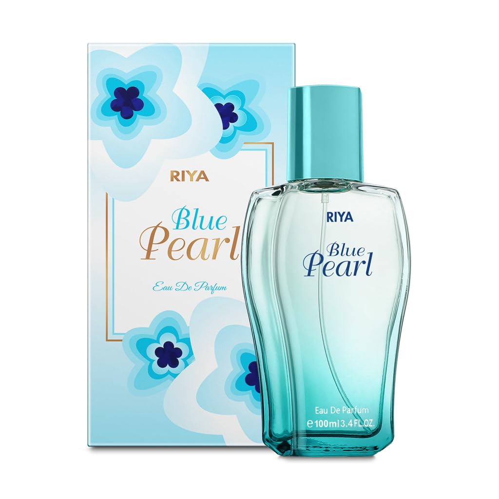 RIYA BLUE PEARL | 30 ml Perfume for Women | Eau De Parfum with Long Lasting Fragrance | Citrus Jasmine Scent | Gift Scent for Her