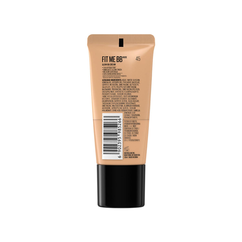 Maybelline New York Fit Me BB Nude Glow BB Cream, 45