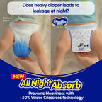 MamyPoko Pants All Night Absorb Baby Diapers, Size S (4-8 kg), 76 Count, Pack of 2