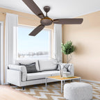 Crompton Highspeed Toro 1200 mm Designer Ceiling Fan | BEE Star Rated Energy Efficient | Anti-Dust | Active Power Technology | Upto 50% Less Heating | 2 Year Manufacturer Warranty | Magic Brown