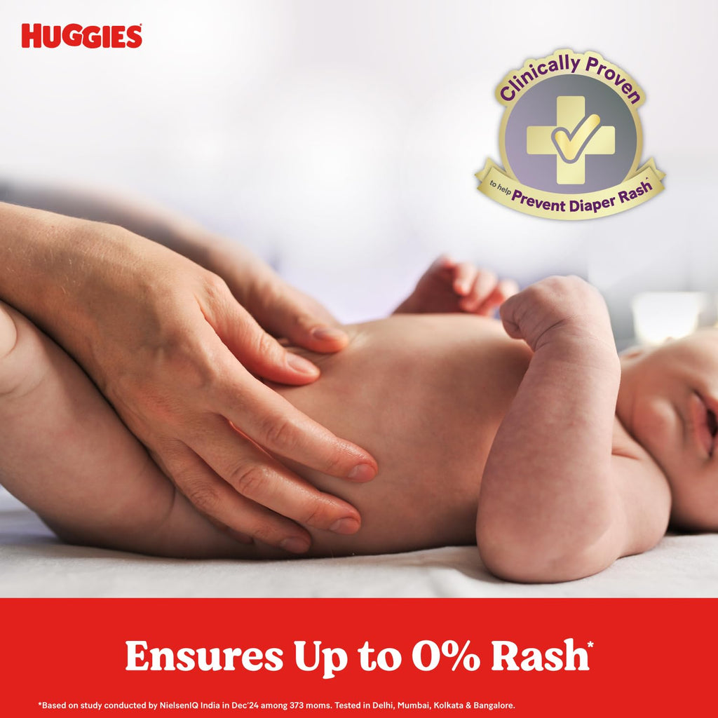 Huggies Complete Comfort Wonder Pants | Pant Style Baby Diapers Large Size (L), 192 Count | India's Fastest Absorbing Diaper, Prevents Diaper Rash,...