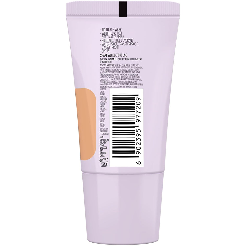 Maybelline New York Super Stay Lumi Matte Liquid Foundation, 228 | 30HR Long Lasting, Lightweight, Suitable for all Skintypes