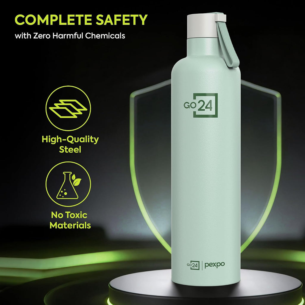 Stainless Steel Water Bottle Oslo Sea Green 980ml