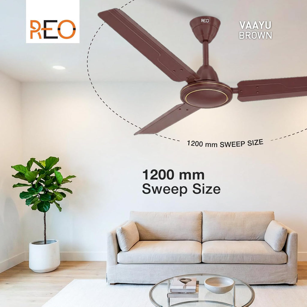 Havells REO Vaayu 1200mm ES Ceiling Fan | High Speed, High Air Delivery |