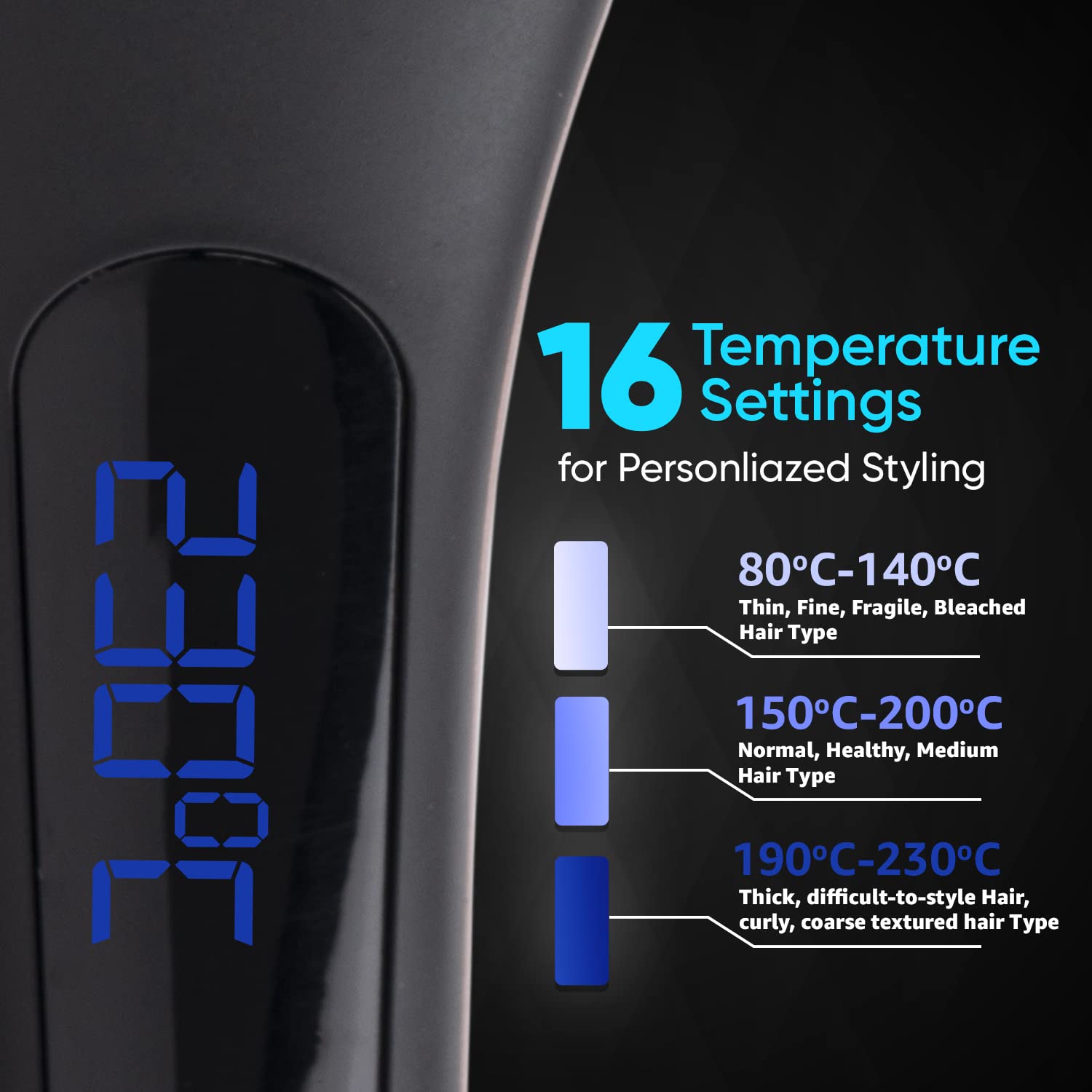 VEGA X-Star Hair Straightening Brush for Women with Thermo Protect Technology & Anti Scald Technology