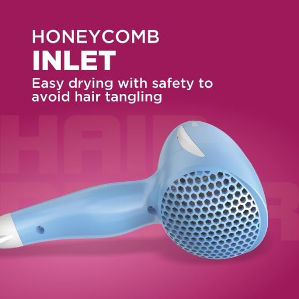 Havells 1000 Watts Hair Dryer, 2 Heat Settings (Hot/Warm), Over Heat Protection | Gentle & Efficient Drying | Style your Hair Perfectly