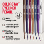 Revlon Colorstay Eye Liner Twin Pack, Black Brown, 0.01 Ounce