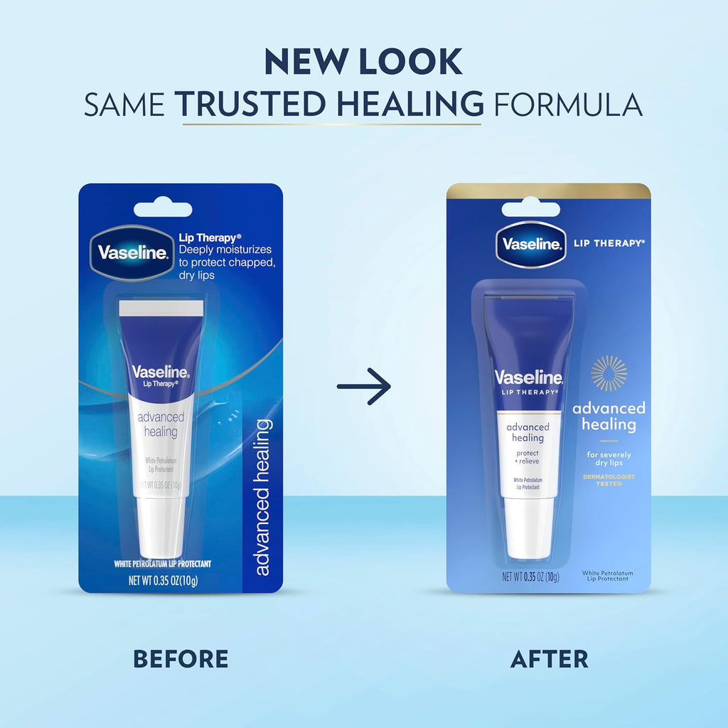 Vaseline Lip Therapy, Advance Formula, 1 Count, White
