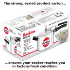 Hawkins Aluminium 4 Litre Classic Pressure Cooker, Induction Inner Lid Cooker, Silver (Icl40)