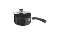 vinod cookware Sauce Pan with Lid, 2.3 litres, Black (HASPC-18)