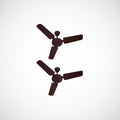 Usha 900MM Swift W/O REG BR CF 900 mm 3 Blade Ceiling Fan (Brown, Pack of 2)