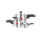 Pigeon By Stovekraft Special Stainless Steel Pressure Cooker with Outer Lid Induction and Gas Stove Compatible 2, 3, 5 Litre Capacity for Healthy...