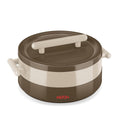 MILTON Valenza 2000 Insulated Inner Stainless Steel Casserole for Roti, 1900ml