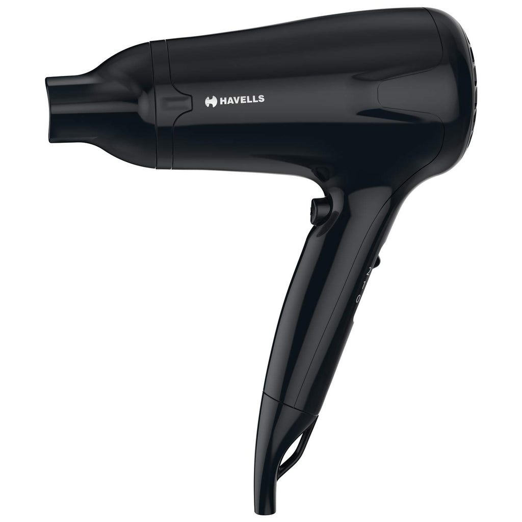 Havells HD3162 Men's 1565 Watts Powerful Hair Dryer with Thin Concentrator and Cool Shot Button; Heat Balance Technology ( Black )