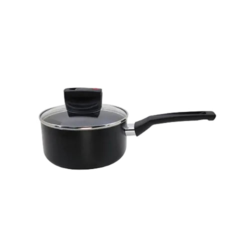 Meyer Safecook Non-Stick Covered Saucepan 1.9 Liters/18cm Black