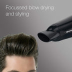 Havells HD3162 Men's 1565 Watts Powerful Hair Dryer with Thin Concentrator and Cool Shot Button; Heat Balance Technology ( Black )