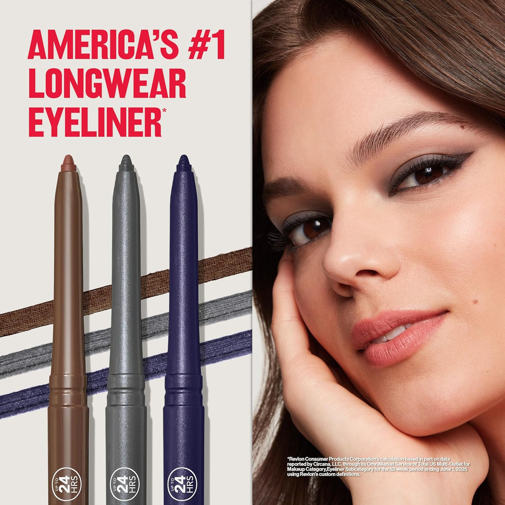 Revlon Colorstay Eye Liner Twin Pack, Black Brown, 0.01 Ounce