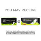 PEESAFE Aloe Vera Panty Liners (Pack of 50 Liners) | Curvy Design For Extra Comfort | Cottony-Soft Surface With 185mm Wide Optimal Coverage) | Curvy Design For Extra Comfort | Cottony-Soft Surface With 185mm Wide Optimal Coverage