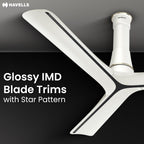 Havells Inveno LX 1200 mm BLDC Ceiling Fan|ABS Aerodyanamic Blades|Telescopic Canopy|