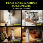 Stainless Steel Water Bottle Oslo Silver 980ml