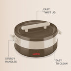 MILTON Valenza 2000 Insulated Inner Stainless Steel Casserole for Roti, 1900ml