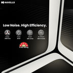 Havells Inveno LX 1200 mm BLDC Ceiling Fan|ABS Aerodyanamic Blades|Telescopic Canopy|