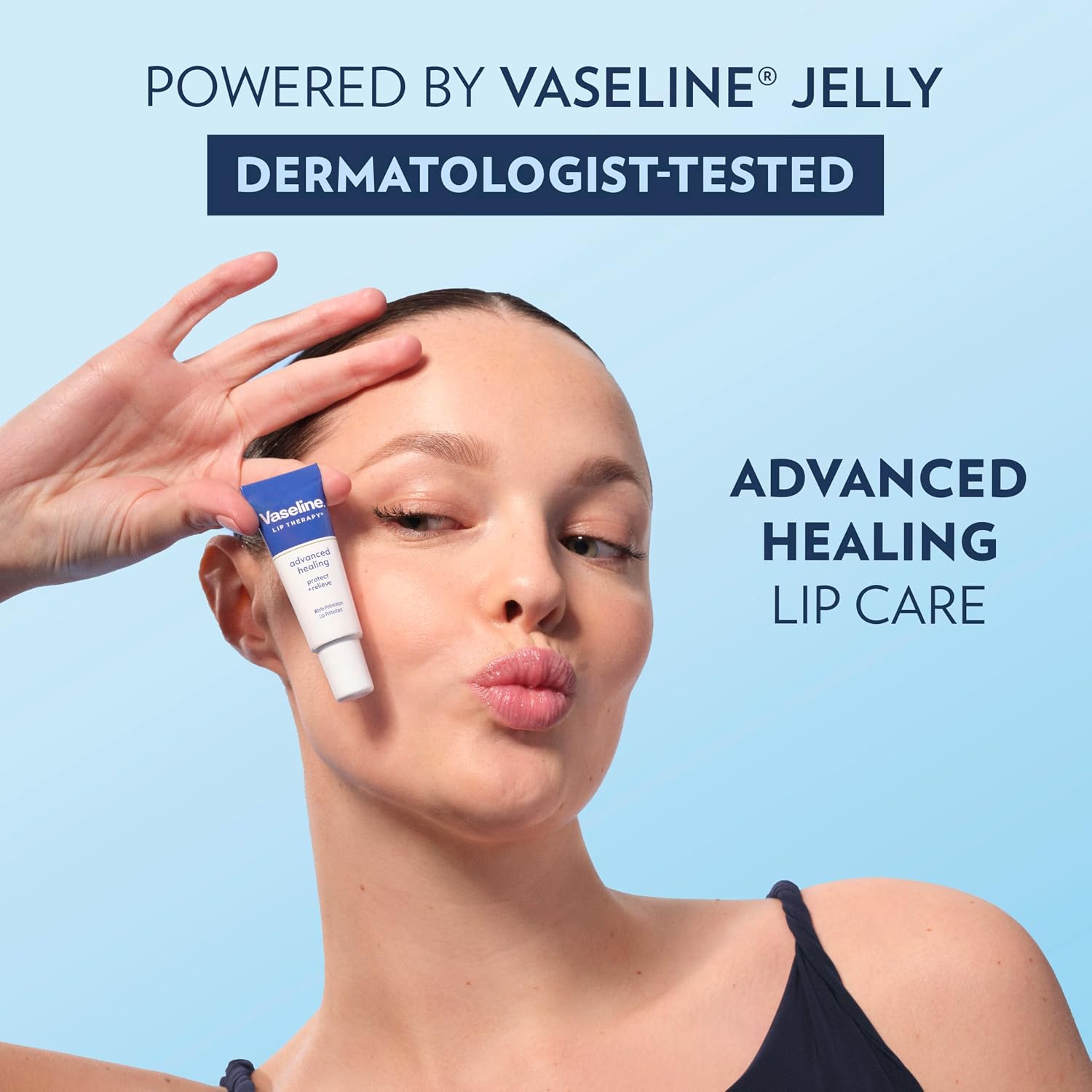 Vaseline Lip Therapy, Advance Formula, 1 Count, White