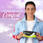 PEESAFE Aloe Vera Panty Liners (Pack of 50 Liners) | Curvy Design For Extra Comfort | Cottony-Soft Surface With 185mm Wide Optimal Coverage) | Curvy Design For Extra Comfort | Cottony-Soft Surface With 185mm Wide Optimal Coverage