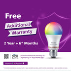 PHILIPS WiZ Neo 12W B22 Wi-Fi & Bluetooth LED Smart Bulb with Music Sync, Compatible with Amazon Alexa & Google Assistant, 16 Million Colours &..