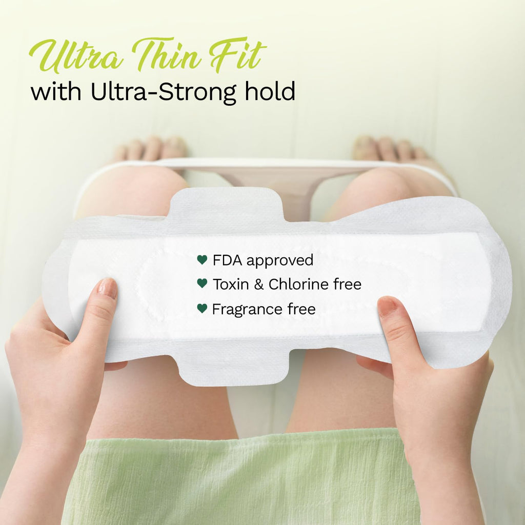 Pee Safe Comfort Ultra Thin Pads | 14 Pcs (8 XL+6 XXL) | Dual Wings | Ultra Soft, Toxin Free, Extra Long, Disposable Wrapper, 6 Layer Deep Absorption,...