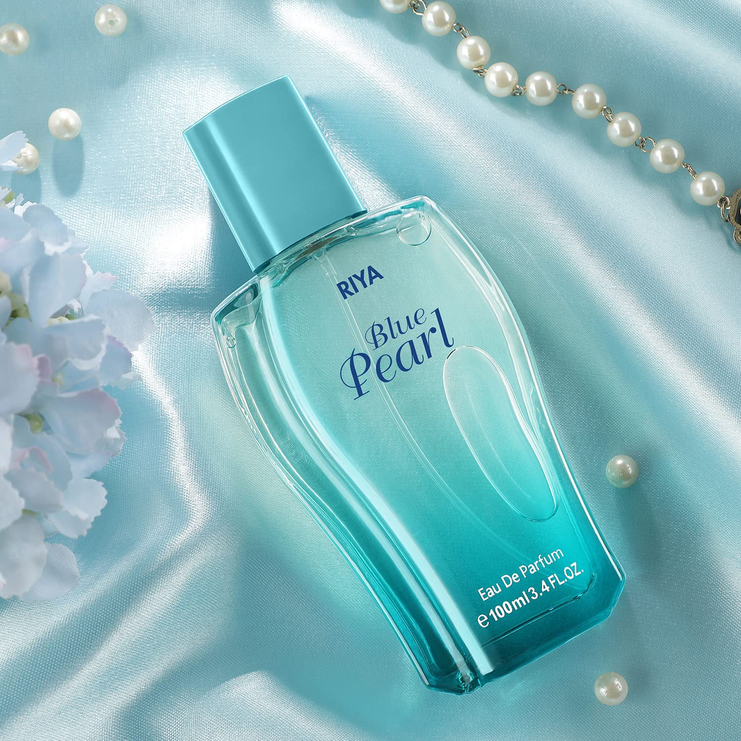 RIYA BLUE PEARL | 30 ml Perfume for Women | Eau De Parfum with Long Lasting Fragrance | Citrus Jasmine Scent | Gift Scent for Her