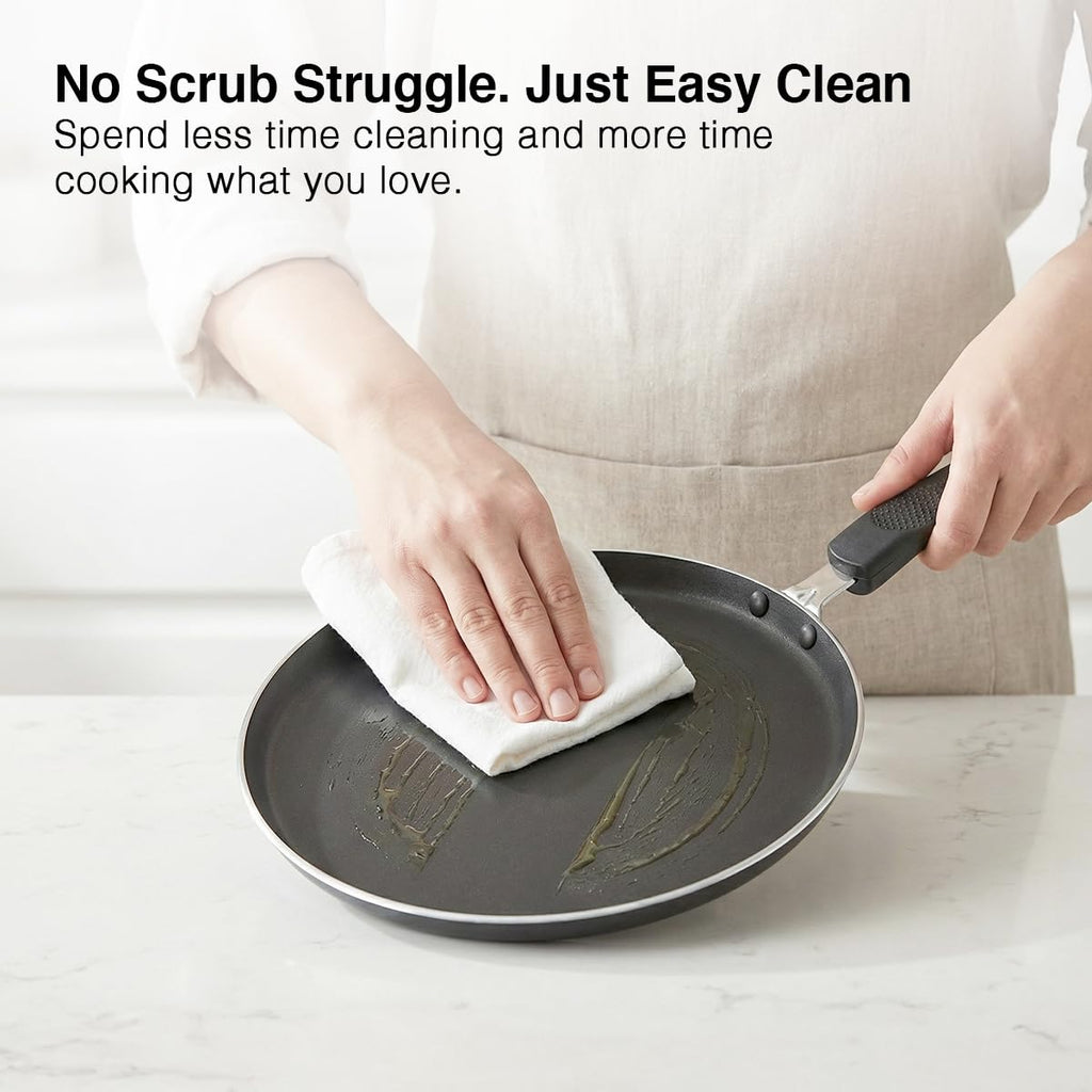 Prestige Aluminium Omega Select Plus Non-Stick Omni Tawa, 25cm, Black
