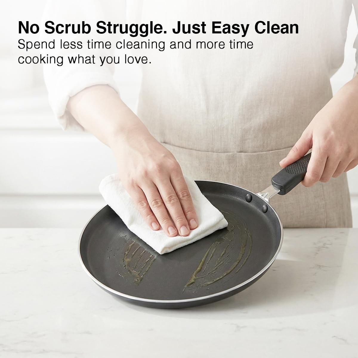 Prestige Aluminium Omega Select Plus Non-Stick Omni Tawa, 25cm, Black