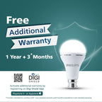 PHILIPS 12W Emergency Bulb|Rechargeable Emergency Bulb for Power Cuts|Backup : Upto 4hrs, Cool Day Light,Pack of 6, b22d, LED