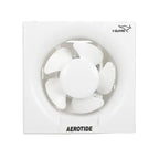 V-Guard Aerotide 6 Exhaust Fan; Speed: 1350 RPM; Sweep: 15 cm and Air Delivery 330 m³/Hr (White) (Blade Size: 6 inch)