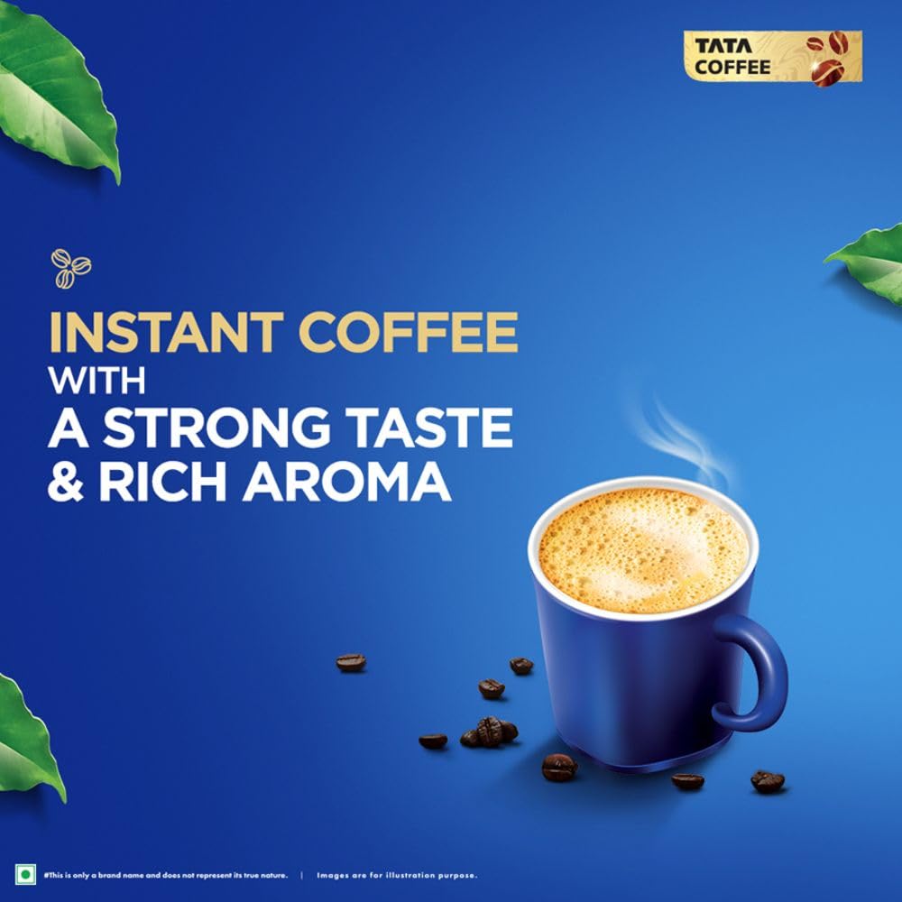 Tata Classic Instant Coffee, 100g Pouch (Pack of 2)