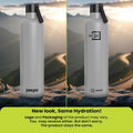 Stainless Steel Water Bottle Oslo Grey 980ml