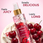 Nykaa Wanderlust Sugar Plum Cherry Perfume Body & Hair Mist, Notes of Cherry & Raspberry, 8 Hrs Long-Lasting Everyday Fragrance, 200 ml