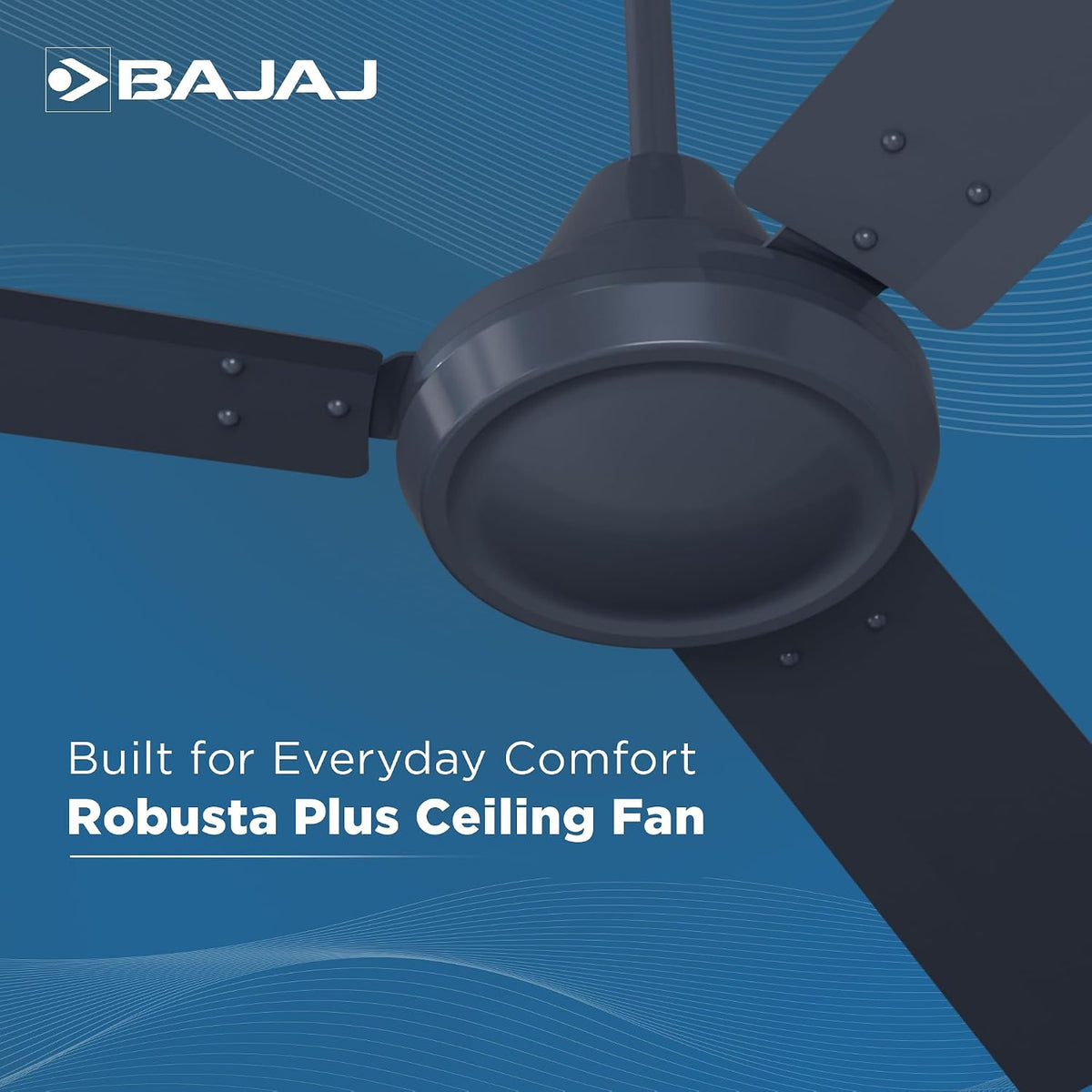 Bajaj Robusta Plus 1200MM Marathon Blue Ceiling Fan