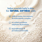Johnson’s Baby Nourishing Milk & Rice Wash & Shampoo 500 ml