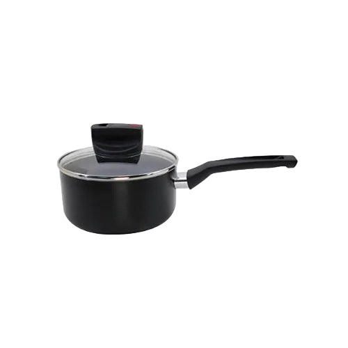 Meyer Safecook Non-Stick Covered Saucepan 1.4 Liters/16cm Black