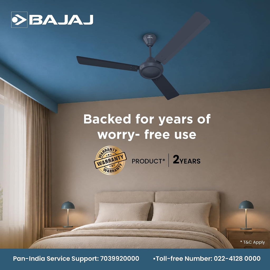 Bajaj Robusta Plus 1200MM Marathon Blue Ceiling Fan