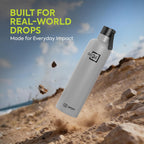 Stainless Steel Water Bottle Oslo Grey 980ml