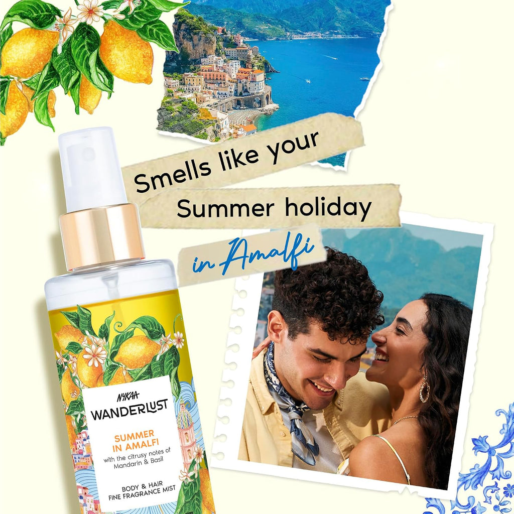 Nykaa Wanderlust Summer in Amalfi Fine fragrance Mist 200 ml